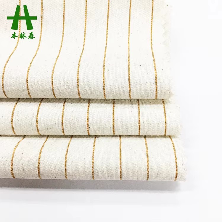 Mulinsen Textile High Quality Rayon Nylon Linen Stretch Stripe Twill Bengaline Fabric Pant Fabric