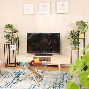 Support de <span class=keywords><strong>pot</strong></span> de fleurs en bois massif, étagère à plusieurs niveaux, pour salon, balcon d'intérieur, type de sol, épimum pre-aureum, plantes succulentes - Product Image 3