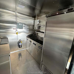 Remorque alimentaire mobile à double essieu, remorque de restauration entièrement équipée, remorque de cuisine pour les affaires de restauration rapide, de burgers et de barbecue - Product Image 5