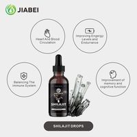 OEM ODM Gouttes de Shilajit de l'Himalaya 85+ Oligo-éléments Supplément Liquide Vente en Gros Usine Marque Privée GMP Halal Végétalien Sans Sucre