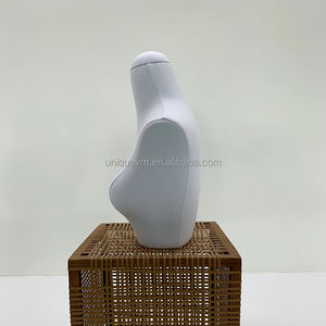 Maniquí de Exhibición de Ropa Interior <span class=keywords><strong>Barato</strong></span> Personalizado ABS Parte Superior del Cuerpo Lencería Cubierta de Tela Pantalla Torso - Product Image 3