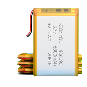 도매 ZonYou 906090 <span class=keywords><strong>3.7V</strong></span> 6Ah 리튬 폴리머 배터리 포치 셀 소비자 전자제품용 얼굴 클렌징 기기, 개 훈련기, 선풍기 - Product Image 5