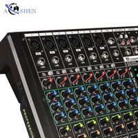 Hochwertige Audio-Mischkonsole 8-Kanal-Soundinterface 99 DSP Band-EQ-Funktionen Aufnahme BT MP3 und USB-Funktionen