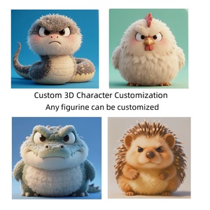 Figurine à thème militaire <span class=keywords><strong>Spiderman</strong></span> en PVC Article d'affichage de dessin animé créatif avec autocollant mignon pour la collecte de cadeaux personnalisés - Product Image 3