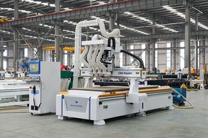 For 1325 Multi-head CNC Router with PLC & Motor High-Speed 4-Axis for Woodworking - Product Image 3