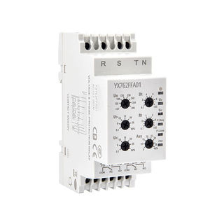 รีเลย์ป้องกันไฟฟ้าสามเฟสสามสาย L/N:127V-265V 50/60Hz DPDT:8A/AC250V - Product Image 1