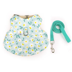 小動物用ハーネスリードセット ポリエステル製 ペット ハーネス リード 屋外用 小動物 ウサギ フェレット 猫用 スタイリッシュ アクセサリー - Product Image 6