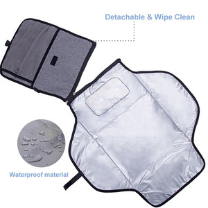 Du Lịch Tã Thay Đổi <span class=keywords><strong>Pad</strong></span> Cần Thiết Cho Trẻ Sơ Sinh Và Trẻ Sơ Sinh Trẻ Sơ Sinh Tắm Quà Tặng Tã Túi Xách Tay Thay Đổi Miếng Đệm - Product Image 4