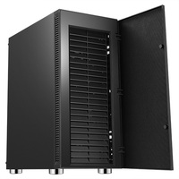 SAMA — boîtier anti-bruit pour ordinateur fixe, panneau frontal amovible, pour ventilateur atx, matériel de refroidissement