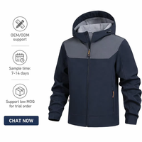 Veste Softshell Homme Imperméable et Coupe-Vent à Capuche Doublée Polaire avec Logo Personnalisé, Vente en Gros Usine, Manteau d'Extérieur OEM 2026