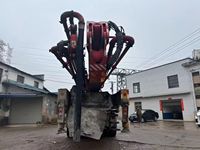 Camion pompe à béton Sany 56m Diesel Euro 5 d'occasion SYM5449THB 2019 Châssis Mercedes-Benz 84 Moteur 315KW 180M/H Poids 44000KG