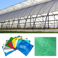 Bâche PE Ripstop Bleue et Blanche 4x5m Imperméable Anti-UV pour Tente, Couverture de Jardin, Camion, Stockage de Marchandises et Abri Temporaire