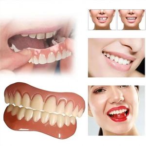 Venta al por mayor <span class=keywords><strong>dentaduras</strong></span> postizas superior e inferior carilla sonrisa perfecta ajuste cómodo accesorio de dentadura flexible - Product Image 5