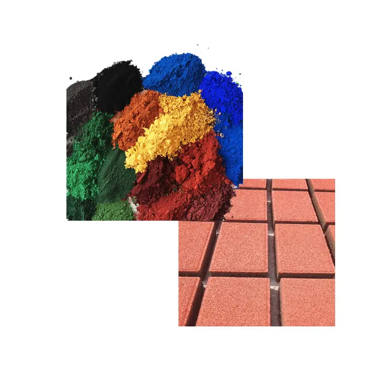 Factory Pigment Iron Oxide Red Color Paint For Ceramic / Brick / Plastic/ Rubber