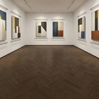 Parquet en chêne à chevrons écologique et économe en énergie, multicouche, antibactérien, système de pose à clipser pour extérieur