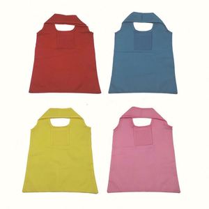 Sac fourre-tout pliable carré à ouverture supérieure, écologique, portable, en tissu Oxford polyester, personnalisable avec logo - Product Image 2