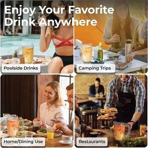 เหยือกพลาสติกกันรั่ว ปลอดสาร BPA พร้อมฝาเปิด-ปิด สำหรับครัวเรือน ร้านอาหาร และงานจัดเลี้ยง ลดราคาพิเศษ - Product Image 2