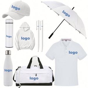 Coffret Cadeau d'Entreprise Personnalisé : Articles Promotionnels, Souvenirs d'Entreprise, Marchandises avec Logo Personnalisé, Casquette Vierge, T-shirt, Journal – Sublimation - Product Image 3