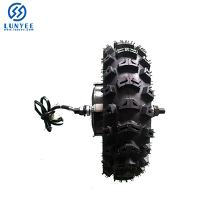 Baja velocidad alto par 59N. M 11 pulgadas 11*4,00-6 Motor de cubo de <span class=keywords><strong>carretilla</strong></span> de engranajes <span class=keywords><strong>con</strong></span> doble <span class=keywords><strong>eje</strong></span> - Product Image 4