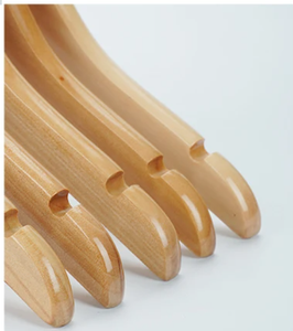 KINGSTON Perchas de madera para ropa Golden Supplier's Injection Technics Organizador de ropa para bolsas Vajilla Uso de limpieza - Product Image 4