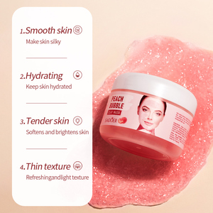 SADOER Nouveau Masque Facial en Argile Bio Hydratant et Lissant pour Peau Douce, Nettoyage en Profondeur, Effet Soie, 100g, Marque Privée - Product Image 4
