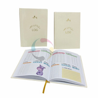 Benutzer definierte A4 A5 A6 Leinen Hardcover Kids Journal Notizbuch mit personal isiertem Logo bedrucktes Papier Pappe Buch umschlag für Notizen