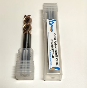Ginley tùy chỉnh độ chính xác góc bán kính endmill độ cứng cao 4-Flute thẳng chân góc bán kính cuối dao phay - Product Image 3