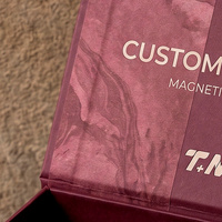 Scatola Regalo Personalizzata Rossa per Fragranze e Scatola Magnetica per Profumi con Scatola di Carta e Confezione per Collezione di Profumi
