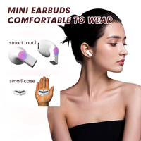 Écouteurs sans fil TWS, écouteurs stéréo haute fidélité, basses puissantes, étui en forme de cœur, commande tactile intelligente, écouteurs intra-auriculaires, écouteurs de jeu, LED ANC, iPhone