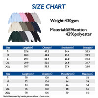 Ensemble de survêtement décontracté 2 pièces pour homme, streetwear 2026, 430 GSM, grande taille, en coton, avec impression 3D en relief personnalisée et logo sur mesure