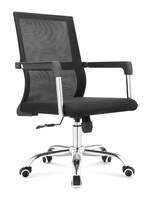 Chaise de bureau de direction ergonomique pivotante haut de gamme SIYI, entièrement en mesh, avec appui-tête réglable et base chromée à roulettes, pour usage domestique