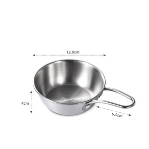 Cuencos de Acero Inoxidable 304 para Arroz y Salsas, Estilo Coreano, con Asa, Utensilios de Cocina para el Hogar, Cuencos Dorados, ¡Venta Caliente! - Product Image 5