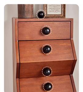 Factory Supply Versatile Shaped Solid Wood Chest Vintage Style French Antique Style Entrance Storage Cabinet - Product Image 5