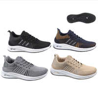 Chaussures de course à lacets pour hommes 2025 – Confortables, décontractées, tendance, semelle intermédiaire en EVA, semelle souple, amortissantes, respirantes – Collection Printemps