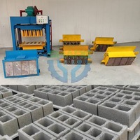 Machine à fabriquer des blocs creux en béton de Turquie et du Guatemala, machine automatique
