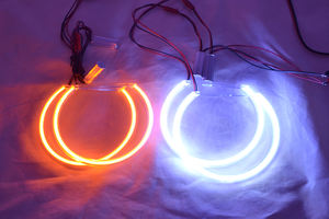 Icedlight-yeux d'ange pour BMW E36/E39/<span class=keywords><strong>E46</strong></span> 2D/<span class=keywords><strong>E46</strong></span>, <span class=keywords><strong>Compact</strong></span>, sans projecteur/<span class=keywords><strong>E46</strong></span>, lampe CCFL automatique - Product Image 3