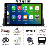 Autoradio Android pour 2008-2013, écran tactile, navigation GPS, lecteur multimédia avec Android Auto et CarPlay
