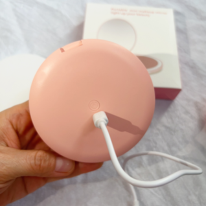 Round Magnifying <strong>Led</strong> Portable Touch Screen Cute Makeup <strong>Mirror</strong> <strong>Vanity</strong> <strong>Mirror</strong> With Lights Compact Pocket Make up Hand <strong>Mirror</strong> Logo - Product Image 4