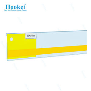 Profilé en PVC extrudé pour support d'étiquette de prix numérique sur bord de rayonnage, bande de données pour affichage de prix en magasin de détail - Product Image 4