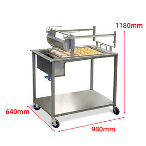 Machine à glacer professionnelle pour beignets, avec pulvérisateur de <span class=keywords><strong>sucre</strong></span> et d'huile, facile à utiliser, machine à grignoter - Product Image 2