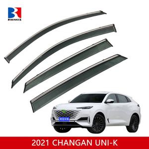 Déflecteurs de vitres pour voitures CHANGAN UNI-V / UNI-K / UNI-T 2020-2022 – Pare-soleil injectés pour portières - Product Image 2