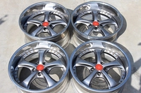 Velg JC 2-piece Krom Poles Kustom Tempa 5x112 5x114.3 5x120 18 19 20 21 22 24 Inch untuk bmw Mercedes audi