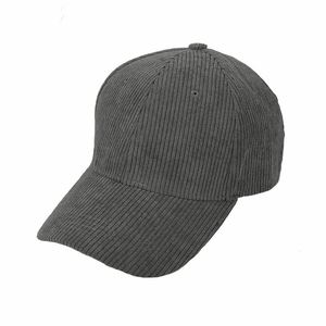 Gorro de Béisbol de Pana con Rayas Verticales de Color Sólido, Gorro Deportivo Informal Cálido para Otoño e Invierno, Gorro de Béisbol Personalizado para Mujer - Product Image 6