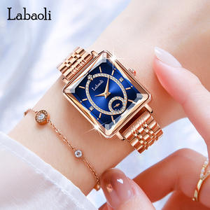 Labaoli La publique TikTok Live Vente à chaud Montre de luxe pour femme Bracelet en acier étanche Montre pour femme Vente en gros - Product Image 3
