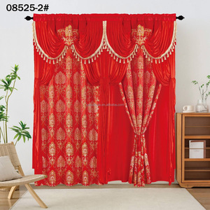 Set di <span class=keywords><strong>Tende</strong></span> Oscuranti di Lusso Stile Americano, <span class=keywords><strong>Tende</strong></span> a Doppio Strato con Mantovana <span class=keywords><strong>per</strong></span> <span class=keywords><strong>Camera</strong></span> da Letto e Soggiorno, Misura King Size - Product Image 1