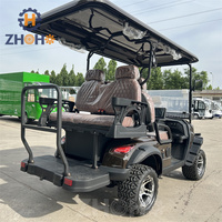 Voiturette de golf électrique tout-terrain 4 places 2026, batterie lithium/plomb-acide, certifiée CE, vitesse 30-50 km/h, capacité de montée de 25 degrés