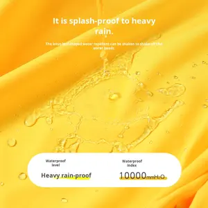 Impermeable de Doble <span class=keywords><strong>Capa</strong></span> Estilo Asiático Anji, Talla XL, Poncho Impermeable para Niños y Niñas, con Logotipo en Relieve, Ropa de Lluvia para Viajes - Product Image 5