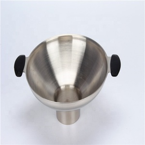 Widget de cocina de acero inoxidable, filtro de embudo de doble asa para aceite, líquidos, condimentos, salsa de mermelada - Product Image 5