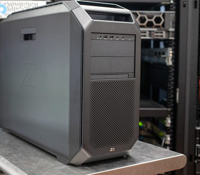 Up to 4 High-end GPUs Z8 Fury Workstation Desktop PC Graphic Desktop Computer for AI Rendering