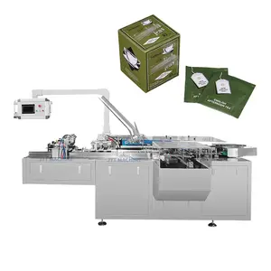 High Speed Automatic Tea Cartoning Machine Carton Green Dip Tea Bag Sachet Box Packing Machine Manufacturer